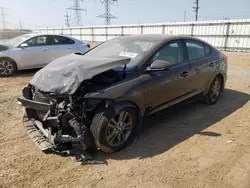 Salvage cars for sale at Elgin, IL auction: 2018 Hyundai Elantra SEL