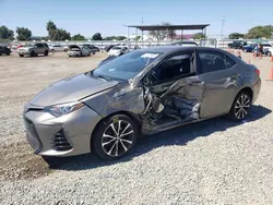 Salvage cars for sale at San Diego, CA auction: 2018 Toyota Corolla L