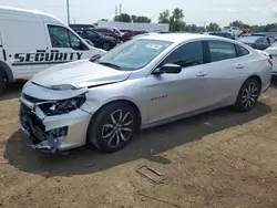 Chevrolet salvage cars for sale: 2020 Chevrolet Malibu RS