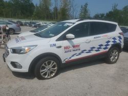 Salvage cars for sale from Copart Leroy, NY: 2018 Ford Escape SE