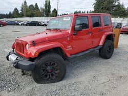 Jeep Vehiculos salvage en venta: 2011 Jeep Wrangler Unlimited Sahara