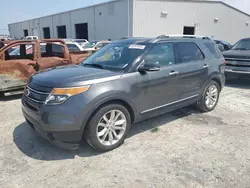 Salvage cars for sale at Jacksonville, FL auction: 2015 Ford Explorer Limited