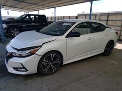 Salvage cars for sale at Anthony, TX auction: 2020 Nissan Sentra SR