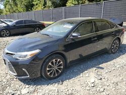 Salvage cars for sale from Copart Waldorf, MD: 2018 Toyota Avalon XLE