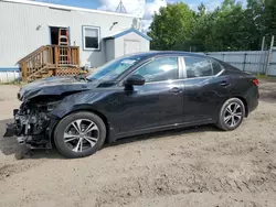 Salvage cars for sale at Lyman, ME auction: 2021 Nissan Sentra SV