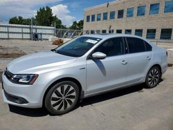 Salvage cars for sale at Littleton, CO auction: 2013 Volkswagen Jetta Hybrid