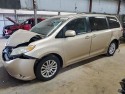 Toyota salvage cars for sale: 2011 Toyota Sienna XLE