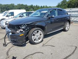 Salvage cars for sale at Exeter, RI auction: 2018 Audi Q5 Premium Plus