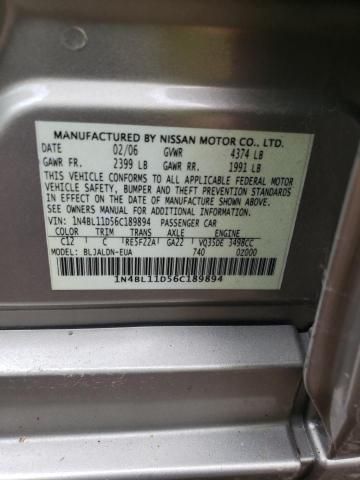 2006 Nissan Altima SE