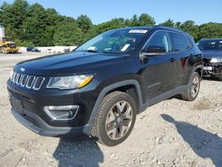 Salvage cars for sale at Mendon, MA auction: 2018 Jeep Compass Limited