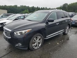 Salvage cars for sale at Exeter, RI auction: 2013 Infiniti JX35