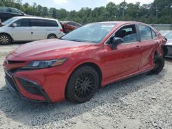 Salvage cars for sale at Ellenwood, GA auction: 2023 Toyota Camry SE Night Shade