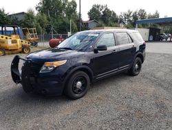 Salvage cars for sale from Copart Anchorage, AK: 2015 Ford Explorer Police Interceptor