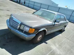 Salvage cars for sale at Vallejo, CA auction: 1986 Mercedes-Benz 420 SEL