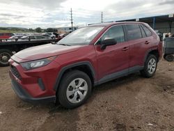 Salvage cars for sale at Colorado Springs, CO auction: 2022 Toyota Rav4 LE