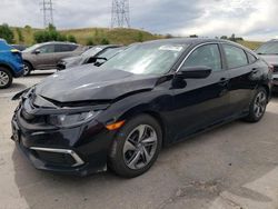 Honda salvage cars for sale: 2019 Honda Civic LX