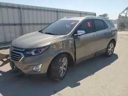 Salvage cars for sale at Kansas City, KS auction: 2018 Chevrolet Equinox Premier