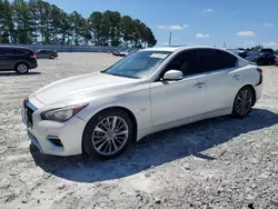 Salvage cars for sale at Loganville, GA auction: 2018 Infiniti Q50 Luxe