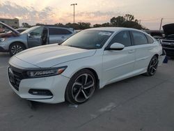 Salvage cars for sale at Wilmer, TX auction: 2019 Honda Accord Sport