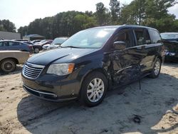 Salvage cars for sale at Seaford, DE auction: 2015 Chrysler Town & Country Touring