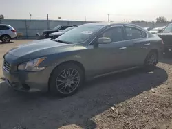 Salvage cars for sale at Dyer, IN auction: 2010 Nissan Maxima S