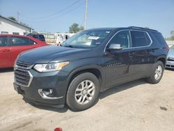 Salvage cars for sale at Pekin, IL auction: 2019 Chevrolet Traverse LT