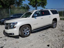 Salvage cars for sale at Cicero, IN auction: 2015 Chevrolet Suburban K1500 LTZ