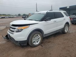 Salvage cars for sale at Colorado Springs, CO auction: 2014 Ford Explorer XLT