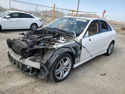 Salvage cars for sale at North Las Vegas, NV auction: 2014 Mercedes-Benz C 250