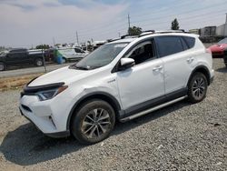 Salvage cars for sale at Eugene, OR auction: 2017 Toyota Rav4 HV LE