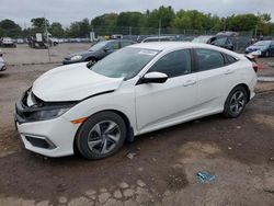 Salvage cars for sale at Chalfont, PA auction: 2019 Honda Civic LX