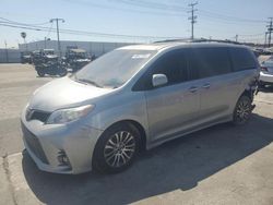 Toyota salvage cars for sale: 2019 Toyota Sienna XLE