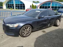 Salvage cars for sale at East Granby, CT auction: 2013 Audi A6 Premium Plus