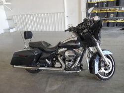 Salvage motorcycles for sale at Tulsa, OK auction: 2015 Harley-Davidson Flhx Street Glide