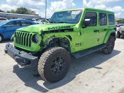 Salvage cars for sale at Orlando, FL auction: 2019 Jeep Wrangler Unlimited Sahara