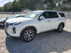 Salvage cars for sale at North Billerica, MA auction: 2022 Hyundai Palisade SEL