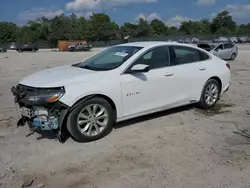 Salvage cars for sale from Copart Madisonville, TN: 2020 Chevrolet Malibu LT