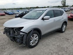 Salvage cars for sale at Kansas City, KS auction: 2015 Nissan Rogue S