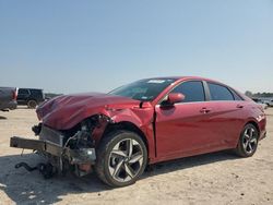 Salvage cars for sale at Houston, TX auction: 2023 Hyundai Elantra Limited