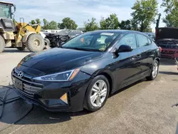 Salvage cars for sale at Bridgeton, MO auction: 2019 Hyundai Elantra SEL