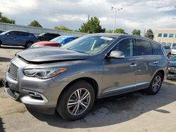 Salvage cars for sale at Littleton, CO auction: 2016 Infiniti QX60