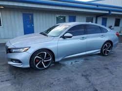 Honda salvage cars for sale: 2020 Honda Accord Sport