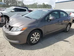 2012 Honda Civic LX en venta en Spartanburg, SC