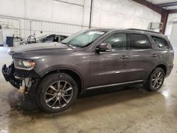 Salvage cars for sale at Avon, MN auction: 2017 Dodge Durango GT