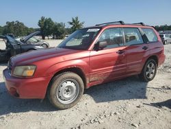 Subaru salvage cars for sale: 2003 Subaru Forester 2.5XS