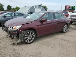 Salvage cars for sale at Wichita, KS auction: 2013 Honda Accord Sport