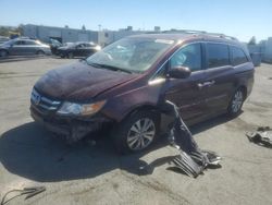 Salvage cars for sale at Vallejo, CA auction: 2014 Honda Odyssey EXL