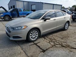 Salvage cars for sale at Tulsa, OK auction: 2015 Ford Fusion S