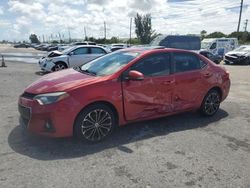 Salvage cars for sale at Miami, FL auction: 2014 Toyota Corolla L