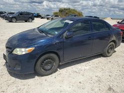 Salvage cars for sale at Taylor, TX auction: 2012 Toyota Corolla Base